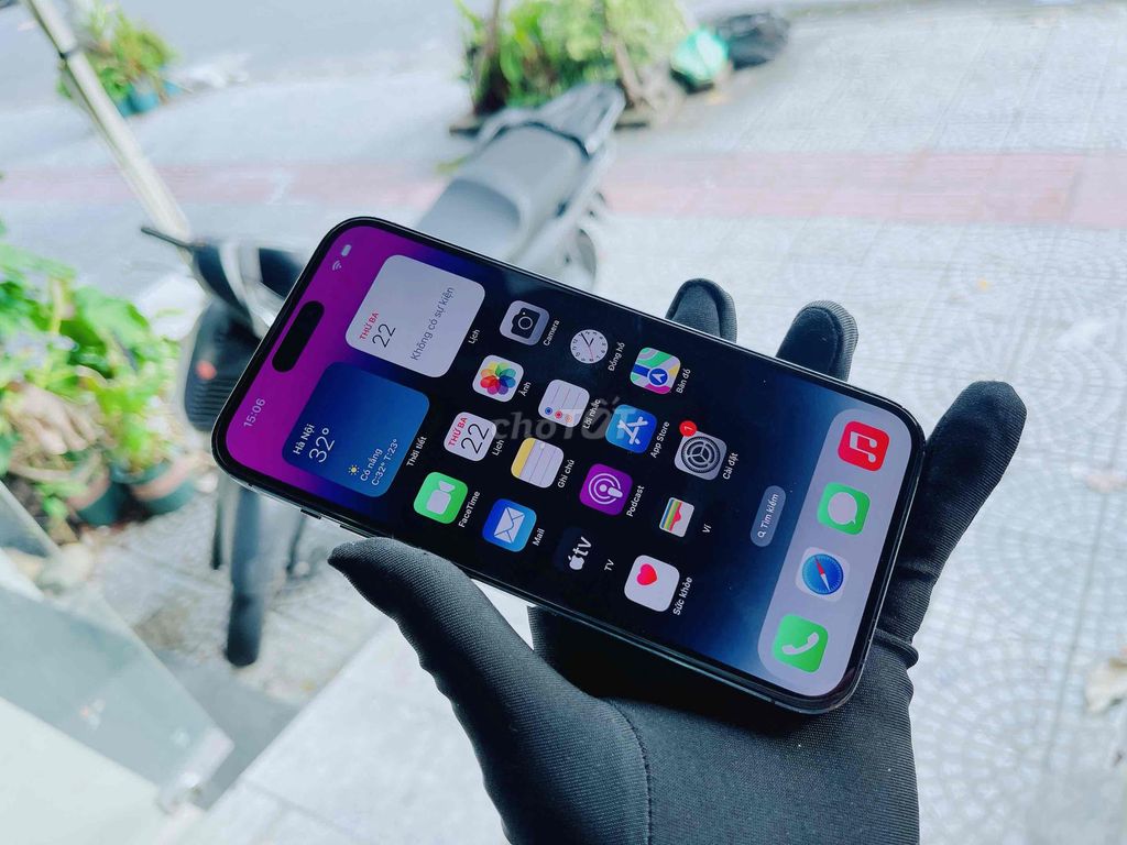 iPhone 14 Pro Max 128G ZP/A tím rin Áp có trả góp. Mua bán Điện thoại tại Quận Hải Châu Đà Nẵng được đăng bởi TUẤN LUXURY MOBILE ĐÀ NẴNG hình 1