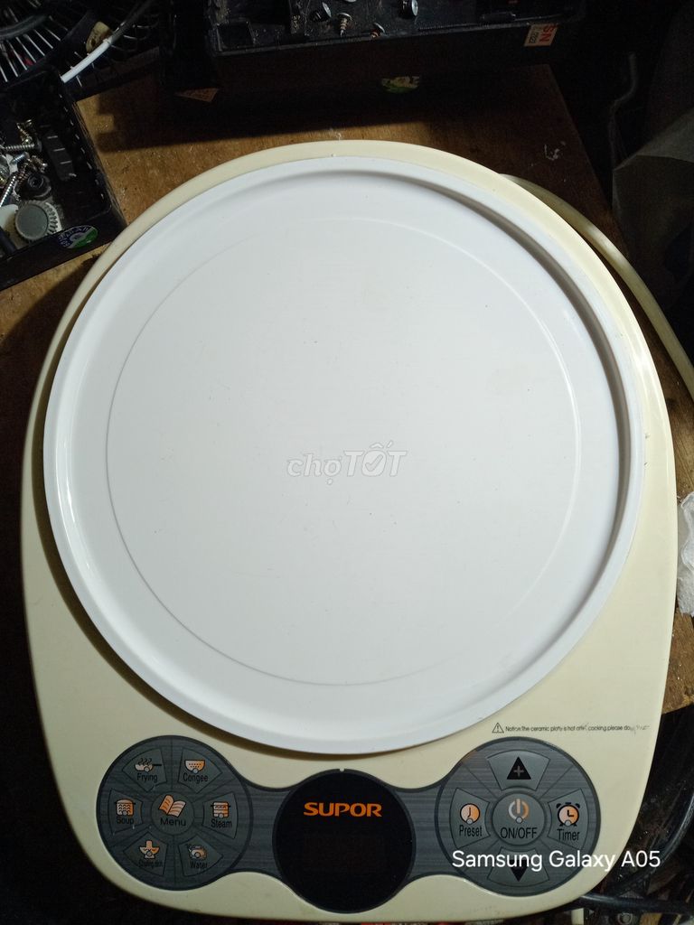 Bếp từ SUPOR TQ0502AT Trắng mâm đồng sx 2006. Mua bán Bếp, lò, đồ điện nhà bếp tại Quận Hải An Hải Phòng được đăng bởi Tuan Tran hình 1