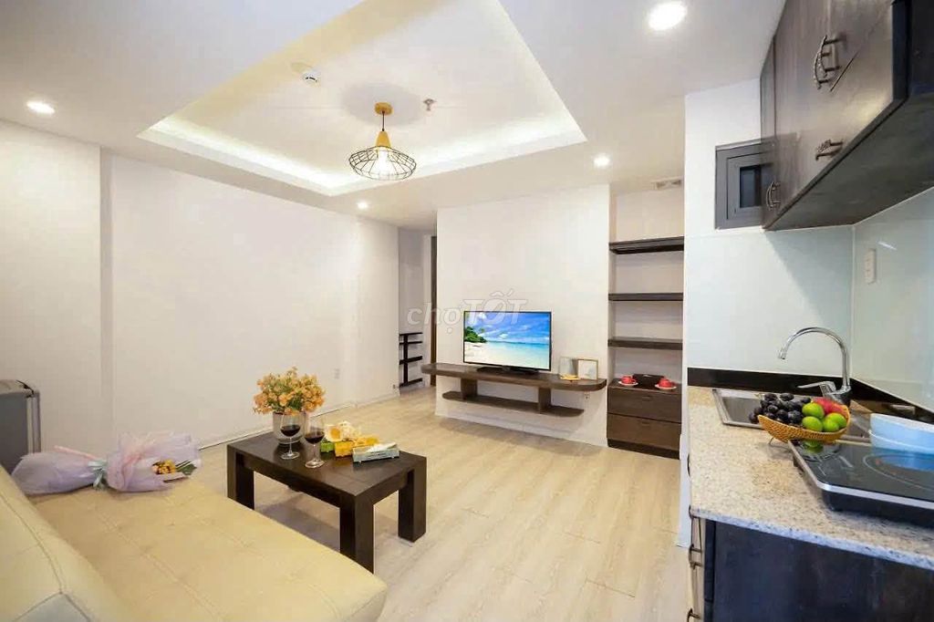Cho thuê căn hộ 2PN Lê Quang Đạo Mỹ An, có hồ bơi tầng thượng