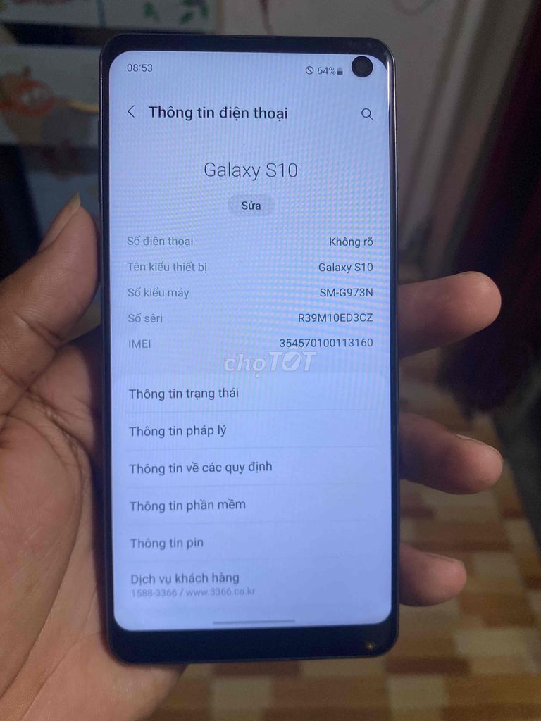 Samsung Galaxy S10 512GB Xanh. Mua bán Điện thoại tại Quận 12 Tp Hồ Chí Minh được đăng bởi thuan hình 1