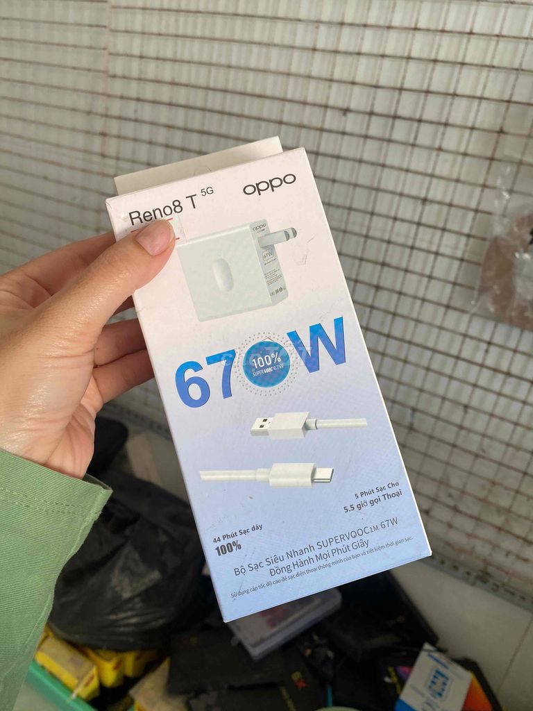 sạc oppo 67W supervooc siêu nhanh