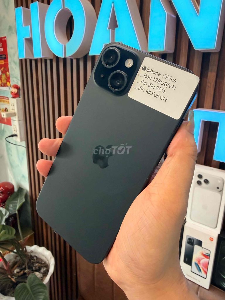 Apple iPhone 15 Plus 128GB Đen Bản VN. Mua bán Điện thoại tại Thành phố Huế Thừa Thiên Huế được đăng bởi Hoàng Lộc Smartphone  hình 1