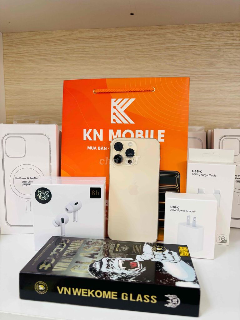Apple iPhone 14 Pro Max 128GB Vàng. Mua bán Điện thoại tại Thành phố Long Xuyên An Giang được đăng bởi Ngân KNmobile An Giang  hình 1