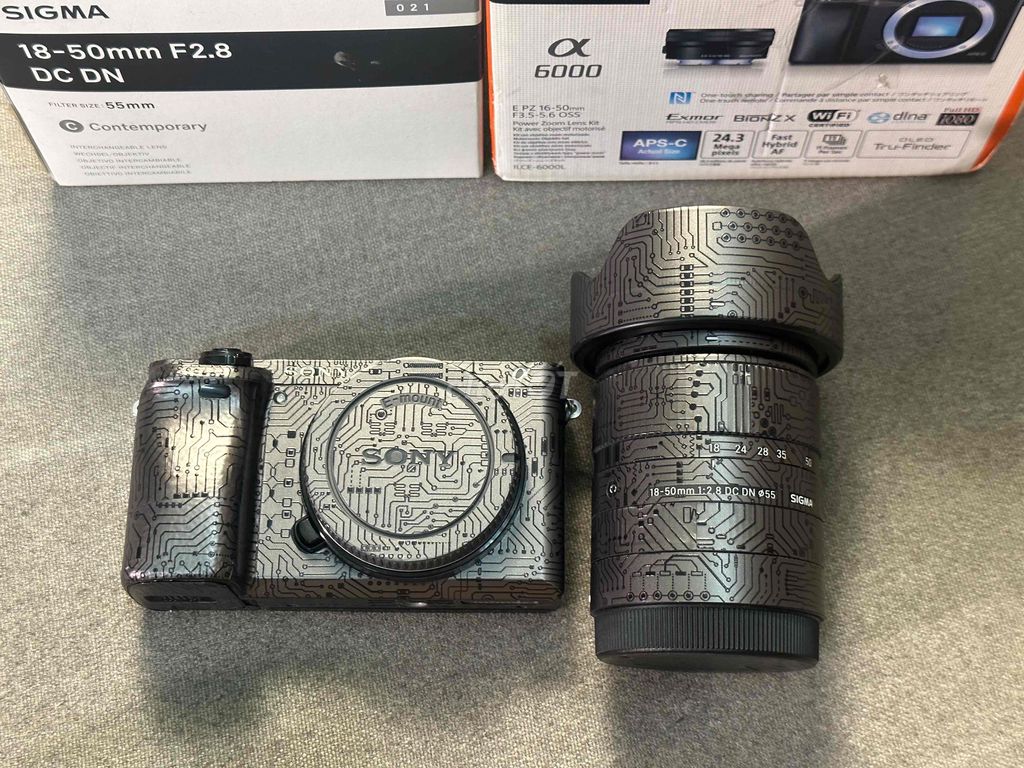 Máy ảnh Sony A6000 + Sigma 18-50mm F2.8 DC DN. Mua bán Máy ảnh, Máy quay tại Quận Hải Châu Đà Nẵng được đăng bởi Tiến Đạt hình 1
