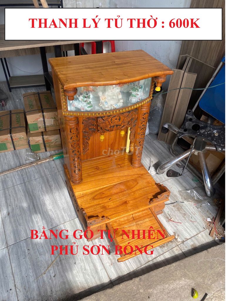 TỦ THỜ HÀNG CŨ BẰNG GỖ TỰ NHIÊN ( MUA TẬN NƠI ). Mua bán Nội thất, đồ gia dụng khác tại Quận Gò Vấp Tp Hồ Chí Minh được đăng bởi  BÀN GHẾ VĂN PHÒNG VÀ TỦ TRƯNG BÀY SHOP hình 1