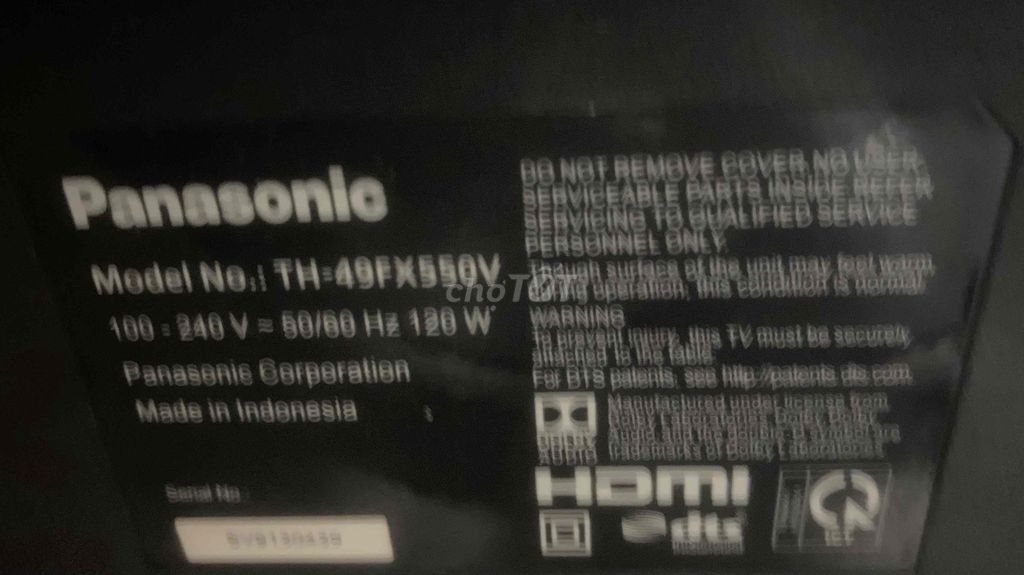 Tivi Panasonic TH-49FX550V 49 inch. Mua bán Tivi, Âm thanh tại Quận Bình Tân Tp Hồ Chí Minh được đăng bởi TrânTrân hình 1