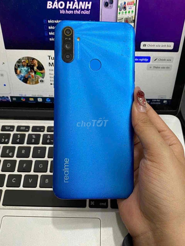 Realme C3 3/32G Xanh  - Vn - Hai sim vật lý. Mua bán Điện thoại tại Quận 3 Tp Hồ Chí Minh được đăng bởi Tuấn Nguyễn hình 1