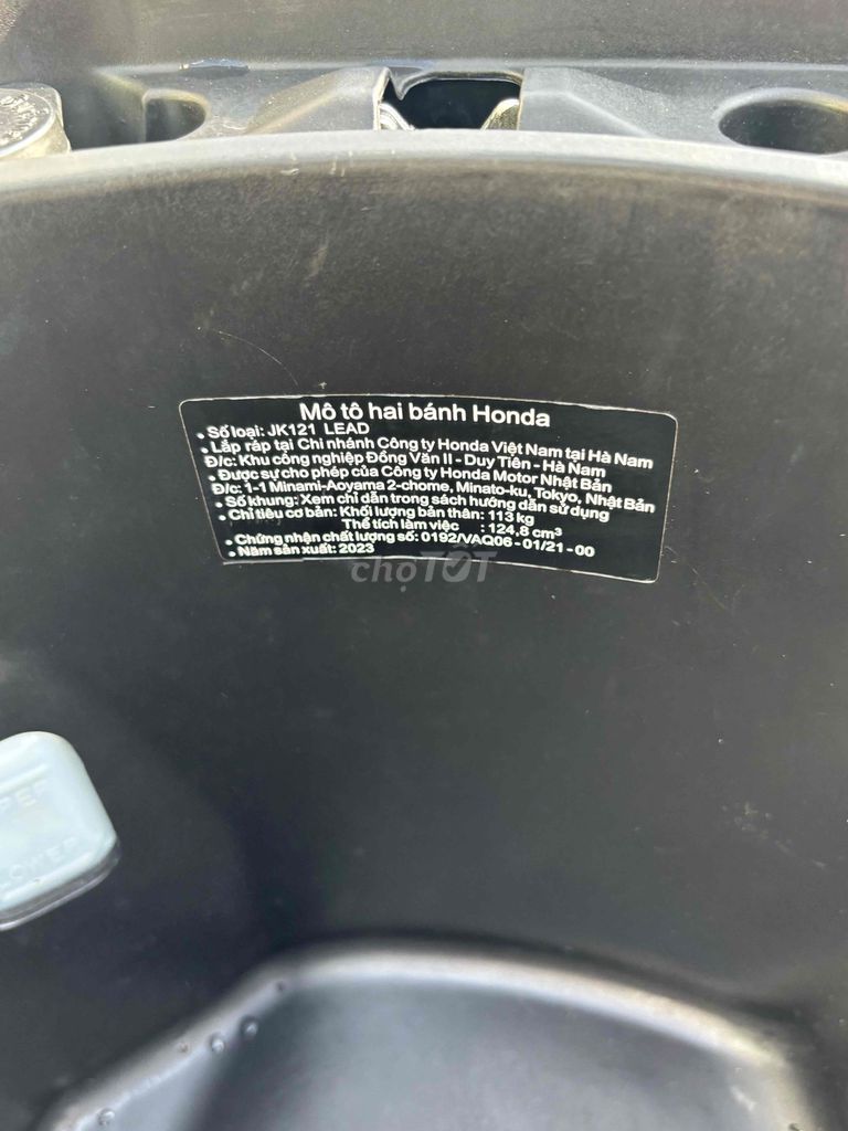 Lead 4val 2023 bản đặt biệt,xe đẹp 10000km,máy zin. Mua bán Xe máy tại Quận Ninh Kiều Cần Thơ được đăng bởi Cửa Hàng Xe máy Tân Lập Hưng hình 12