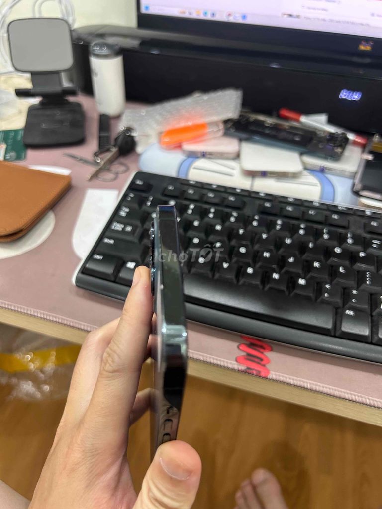 iPhone 12 ProMax 128G quốc tế màu xanh full cn. Mua bán Điện thoại tại Quận Ba Đình Hà Nội được đăng bởi Lâm mobile hình 5