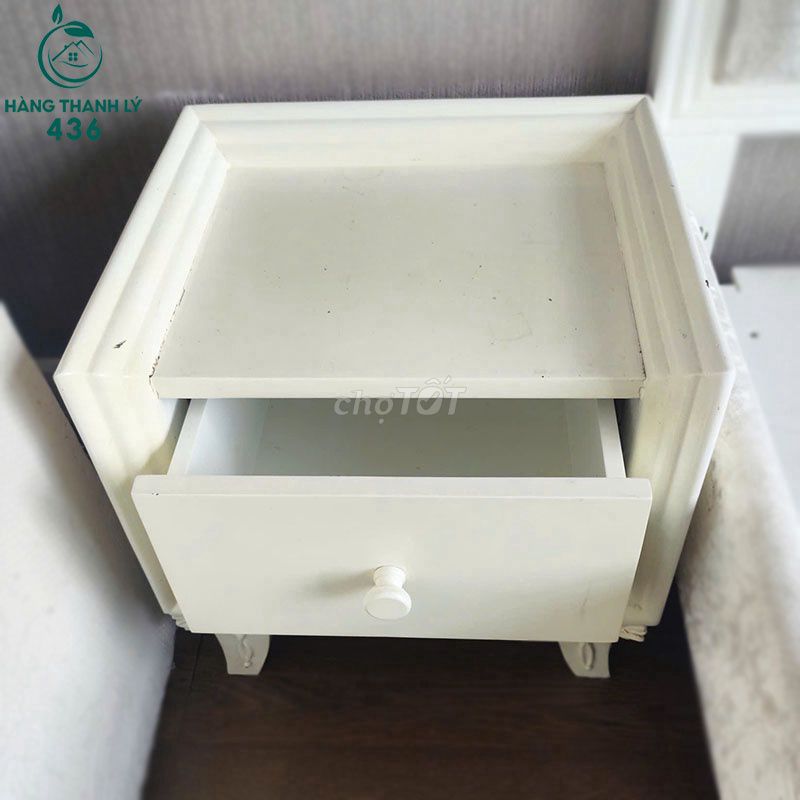 Tủ Đầu Giường Gỗ Công Nghiệp Trắng Mới 90%. Mua bán Tủ, kệ gia đình tại Quận Tân Phú Tp Hồ Chí Minh được đăng bởi Công Ty TNHH TM DV INKPRO hình 1
