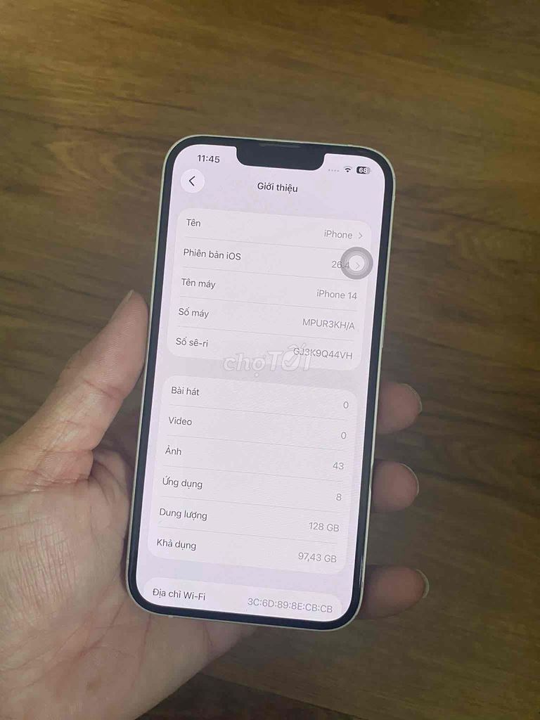 iPhone 14 128GB Trắng. Mua bán Điện thoại tại Quận Tân Phú Tp Hồ Chí Minh được đăng bởi Toàn hình 1