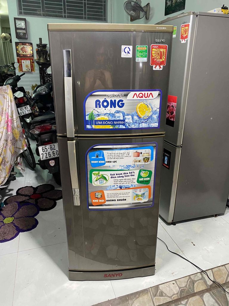 Tủ Lạnh Sanyo Aqua 250l Zin100% Mới 90% Bao Êm. Mua bán Tủ lạnh tại Quận Ninh Kiều Cần Thơ được đăng bởi Nguyễn Hưng hình 1