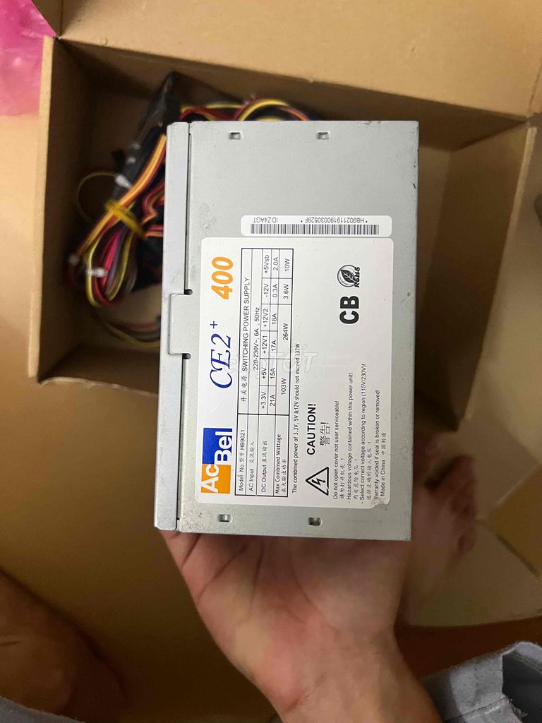 Nguồn Acbel 400w có 8pin gắn vga được. Mua bán Linh kiện (RAM, Card...) tại Quận Tân Bình Tp Hồ Chí Minh được đăng bởi Tin Phan hình 1