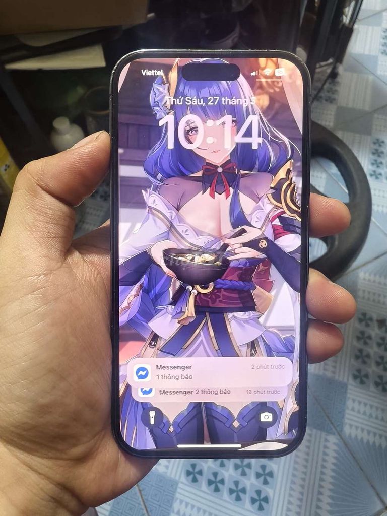 Apple iPhone 14 Pro Kh/A 128GB Tím. Mua bán Điện thoại tại Quận Đống Đa Hà Nội được đăng bởi Lê Trọng Vũ hình 1