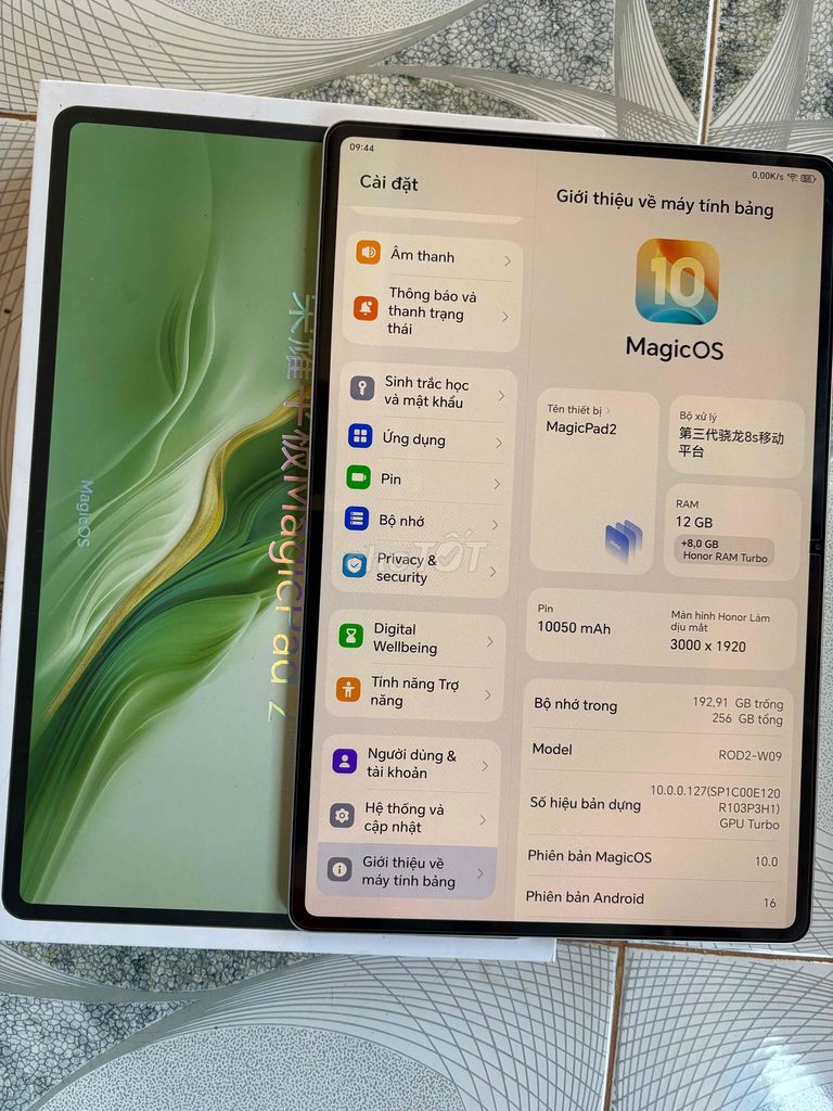 Honor MagicPad2 12GB/256GB. Mua bán Máy tính bảng tại Thành phố Buôn Ma Thuột Đắk Lắk được đăng bởi Xuân Vũ hình 1