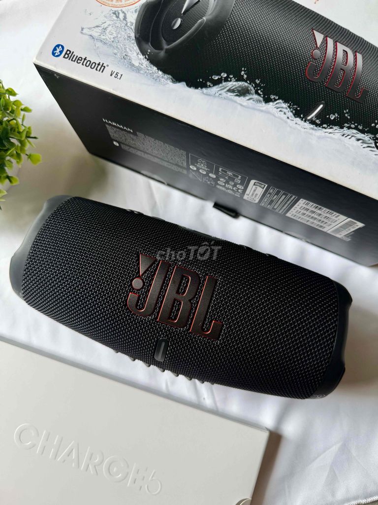 Loa Bluetooth JBL Charge 5 Đen. Mua bán Tivi, Âm thanh tại Huyện Phú Vang Thừa Thiên Huế được đăng bởi Trang  hình 1