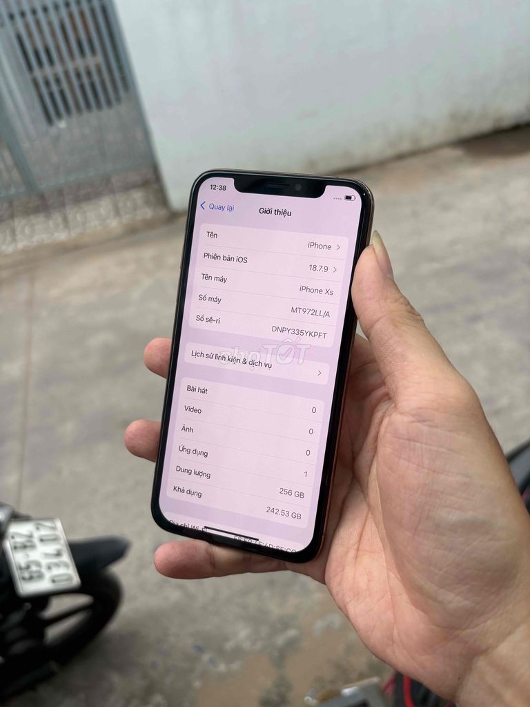 Apple iPhone Xs 256GB Vàng Đã qua sử dụng. Mua bán Điện thoại tại Quận Ninh Kiều Cần Thơ được đăng bởi Thắng Lê hình 1