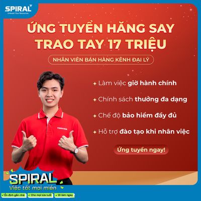 📢 TOSHIBA TUYỂN DỤNG NHÂN VIÊN TƯ VẤN BÁN HÀNG
