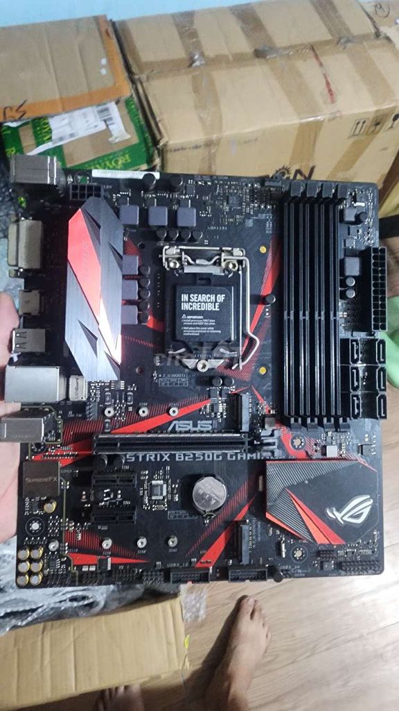 Bo mạch chủ Asus B250 Strix Gaming Đen, Đỏ. Mua bán Linh kiện (RAM, Card...) tại Quận 12 Tp Hồ Chí Minh được đăng bởi lai hữu hình 1