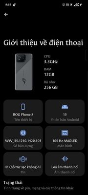Rog phone 8. Mua bán Điện thoại tại Huyện Chợ Gạo Tiền Giang được đăng bởi Huỳnh Thiện