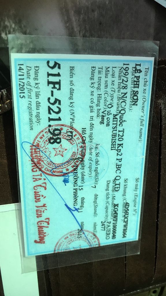 Mitsubishi Pajero Sport 2015 D 4x2 MT - 81000 km. Mua bán Ô tô tại Thành phố Thủ Đức Tp Hồ Chí Minh được đăng bởi công ty tnhh stb hình 9