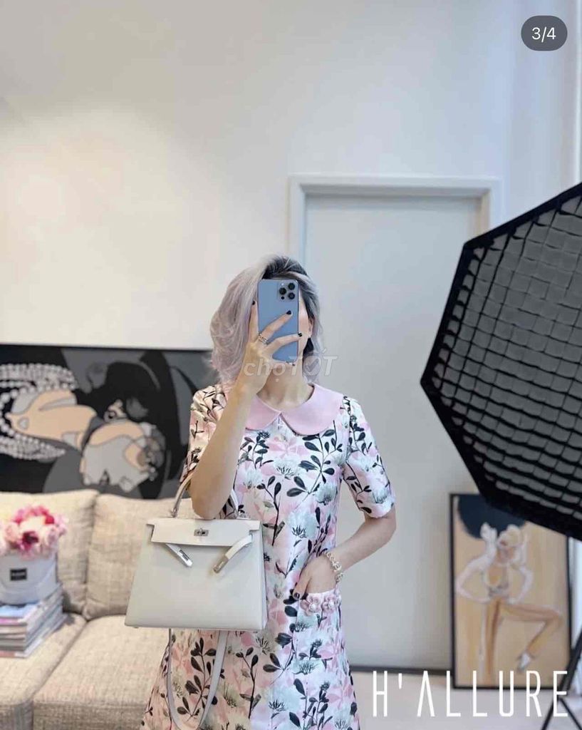 Pass Đầm Hallure Nữ Hồng Form suông. Mua bán Quần áo tại Quận 6 Tp Hồ Chí Minh được đăng bởi Thriftshop Ifla hình 1
