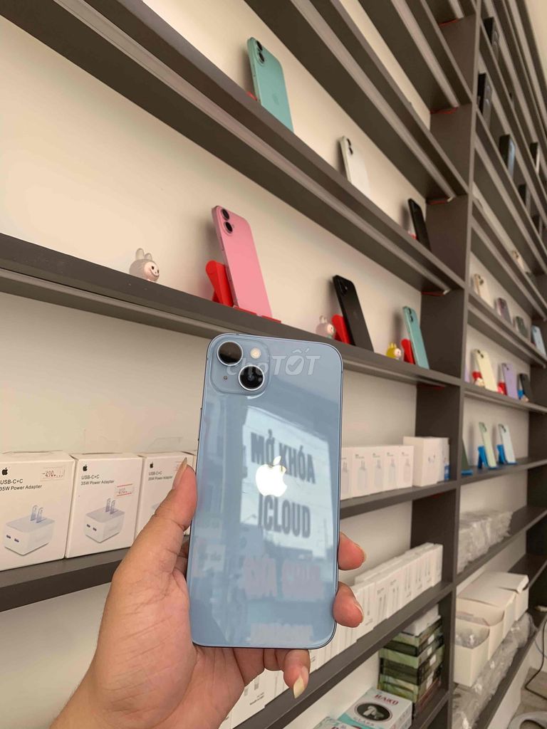 iPhone 14 Plus Xanh 99% đẹp. Mua bán Điện thoại tại Thành phố Thuận An Bình Dương được đăng bởi Fan Táo hình 1