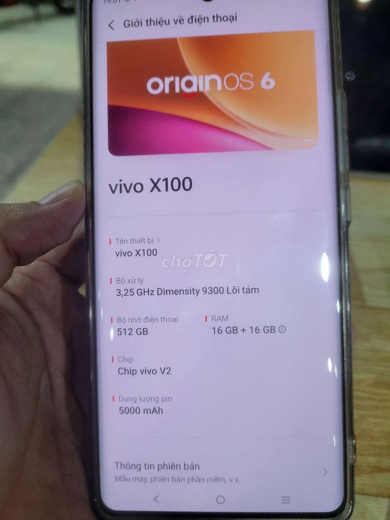Vivo X100 512GB chính hãng . Mua bán Điện thoại tại Huyện Châu Thành Tiền Giang được đăng bởi Cầm đồ thanh lý  hình 1