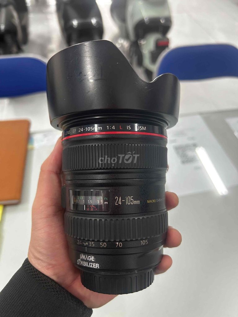 Ống kính Canon EF 24-105mm f/4L Đã sử dụng. Mua bán Máy ảnh, Máy quay tại Huyện Gia Bình Bắc Ninh được đăng bởi Phan Thanh Tú hình 1