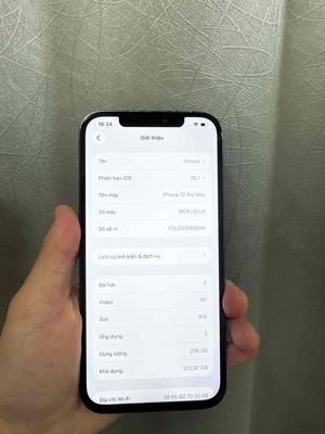 Apple iPhone 12 Pro Max 256GB bybass ko dùng sim
