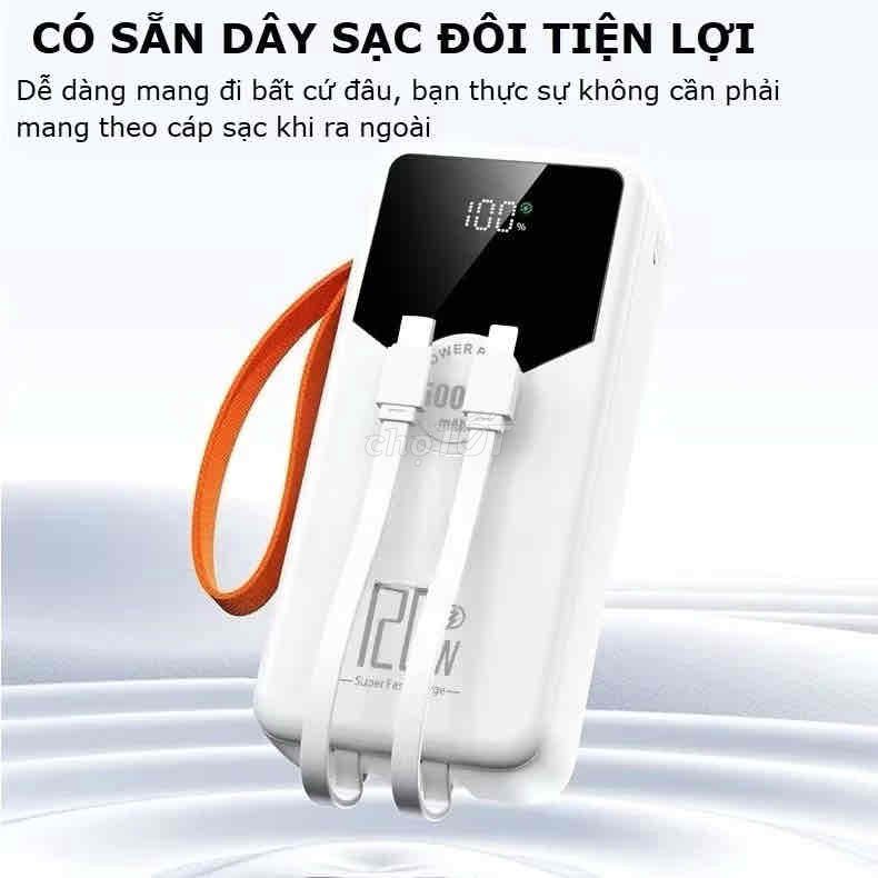 Sạc dự phòng Gutek GT230 sạc nhanh 120W 50000mAh p