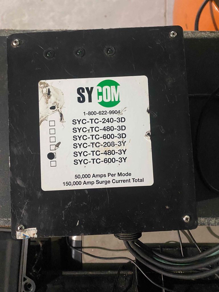 Thiết bị chống sét SYCOM SYC-TC-480-3Y Đen Mới. Mua bán Nội thất, đồ gia dụng khác tại Thị xã Bến Cát Bình Dương được đăng bởi ĐIỆN TỬ HÀNG THANH LÝ hình 1