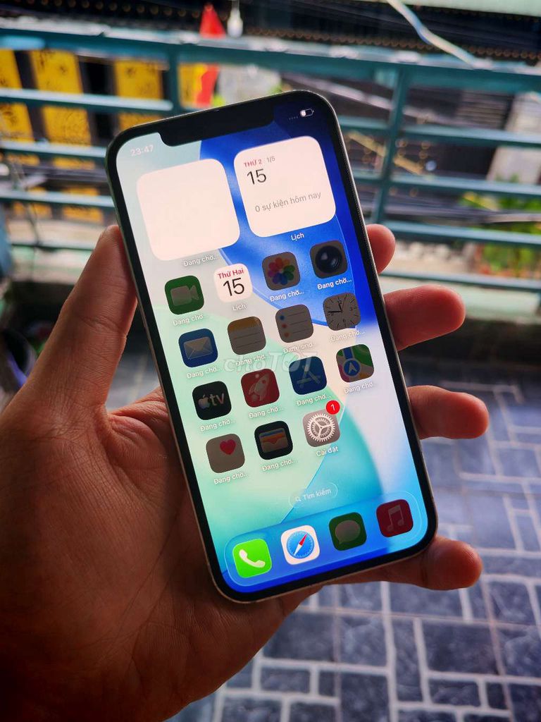 Apple iPhone 12 Trắng Đã sử dụng 74%. Mua bán Điện thoại tại Huyện Bình Chánh Tp Hồ Chí Minh được đăng bởi quỳnh chi hình 1