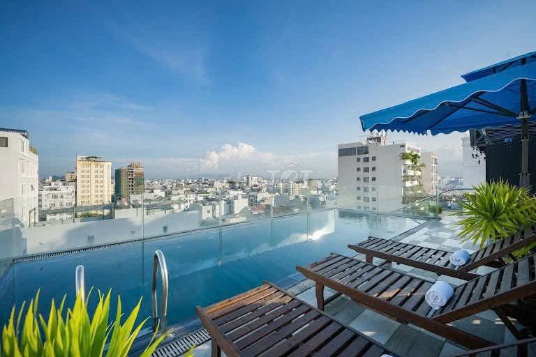 Cho thuê căn hộ 2PN Lê Quang Đạo Mỹ An, có hồ bơi tầng thượng