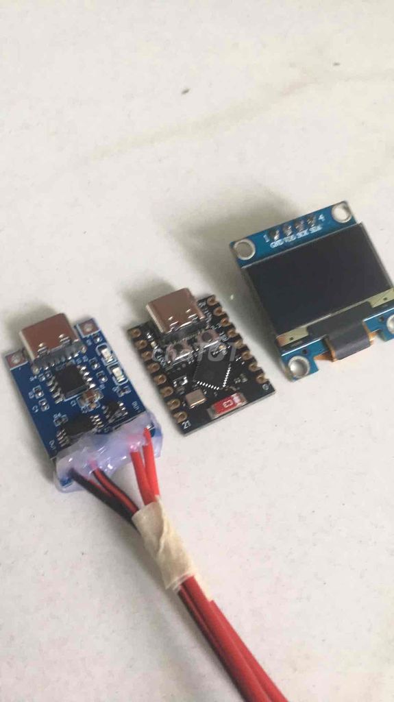 Combo Mạch Sạc Esp32 Màn 0.96 Xanh Đen. Mua bán Linh kiện (RAM, Card...) tại Thị xã La Gi Bình Thuận được đăng bởi Nguyễn Phú Hiếu hình 1