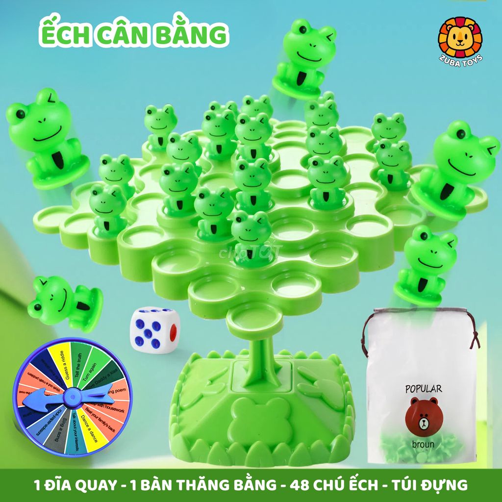 Đồ chơi giáo dục Zuba Toys Ếch cân bằng. Mua bán Mẹ và bé tại Thành phố Thái Nguyên Thái Nguyên được đăng bởi Zuba hình 1