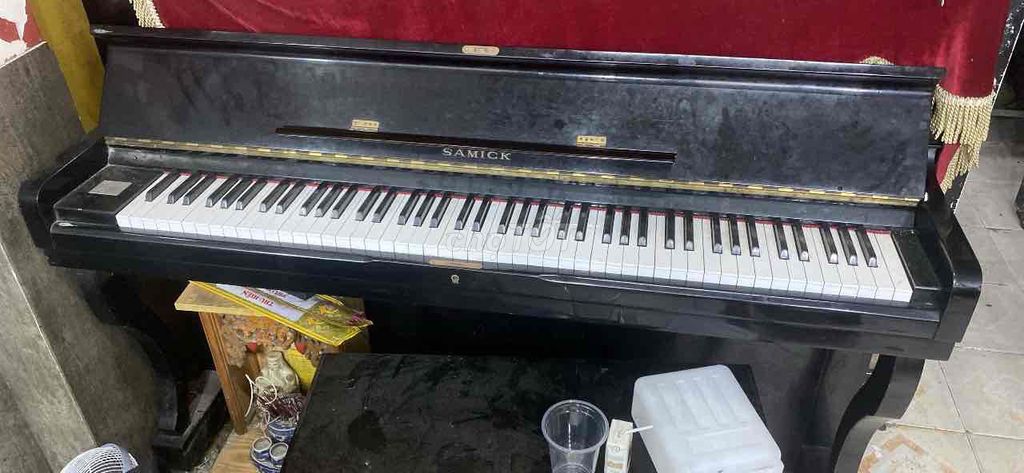 Đàn piano cơ Samick Hàn Quốc Đen. Mua bán Nhạc cụ tại Quận Ba Đình Hà Nội được đăng bởi Mr lâm hình 1