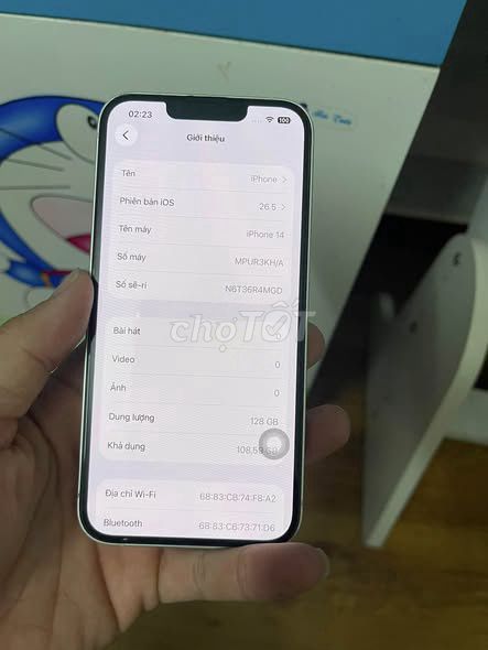iPhone 14 128GB Trắng. Mua bán Điện thoại tại Quận 5 Tp Hồ Chí Minh được đăng bởi Hội Đồ Điện Tử hình 1