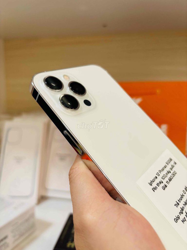 Apple iPhone 12 Pro Max 512GB Trắng. Mua bán Điện thoại tại Thành phố Long Xuyên An Giang được đăng bởi Ngân KNmobile An Giang  hình 1