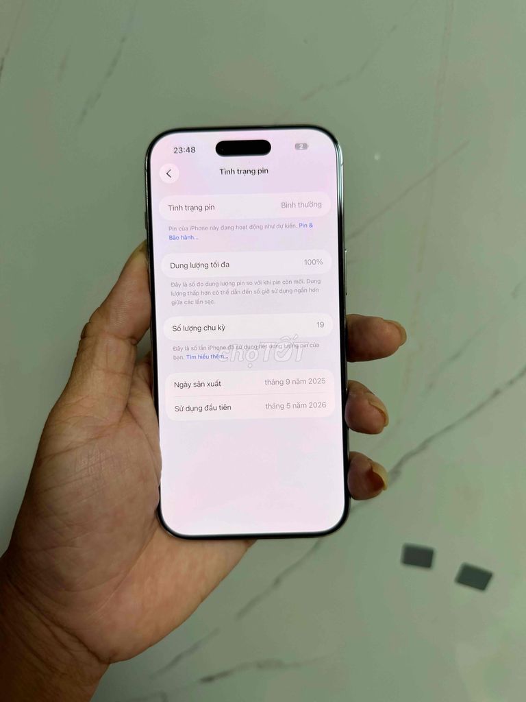 iPhone 17 Air 256GB Trắng keng Bh 18-05-27. Mua bán Điện thoại tại Quận 6 Tp Hồ Chí Minh được đăng bởi Laptop Phương Nghi hình 1