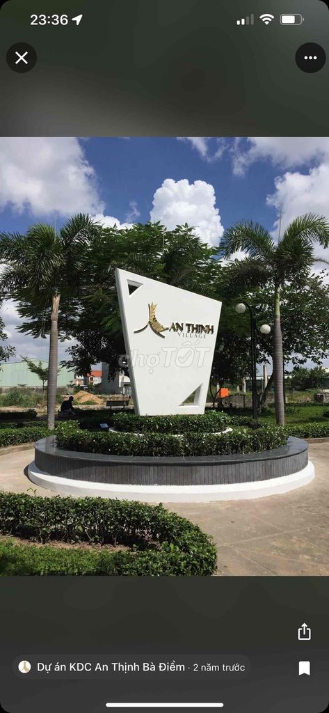 [CHÍNH CHỦ]Bán Lô Đất 5*20 Nhà Phố,Đường Đôi Hướng ĐN,Lối Ra Bà Điểm 4. Mua bán đất tại Huyện Hóc Môn Tp Hồ Chí Minh được đăng bởi Minh Mizy Nội Thất hình 2