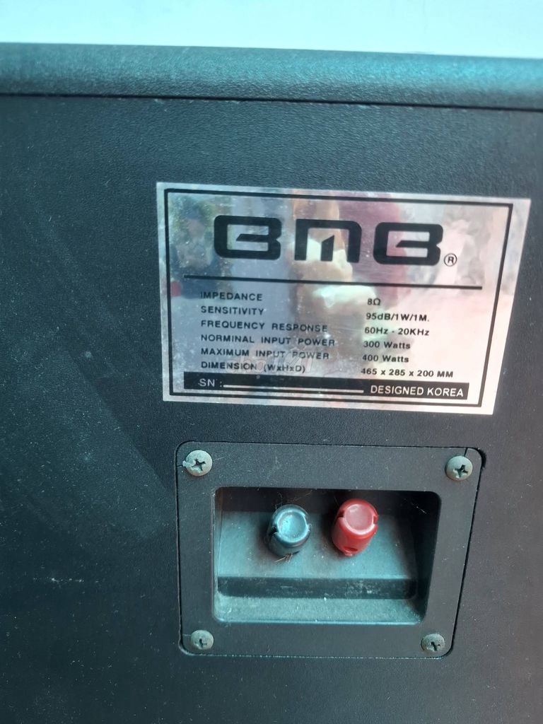 Loa karaoke BMB Đen 400W 8Ω Hàn Quốc. Mua bán Tivi, Âm thanh tại Quận 5 Tp Hồ Chí Minh được đăng bởi Hội Đồ Điện Tử hình 1