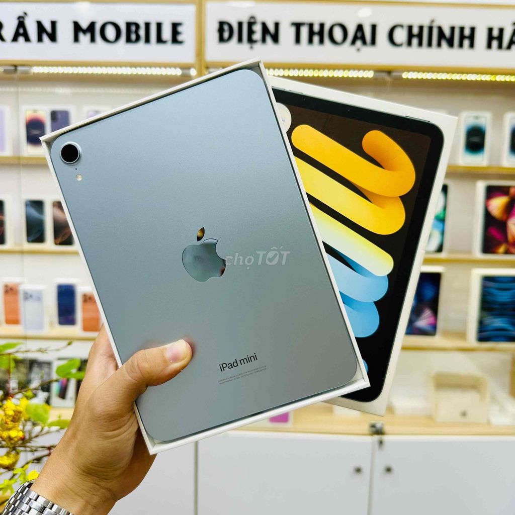 🍎IPAD MINI 7 BLUE 128GB VN KENG FULBOX BH7/2026. Mua bán Máy tính bảng tại Quận Ninh Kiều Cần Thơ được đăng bởi Nghĩa Trần Mobile hình 1