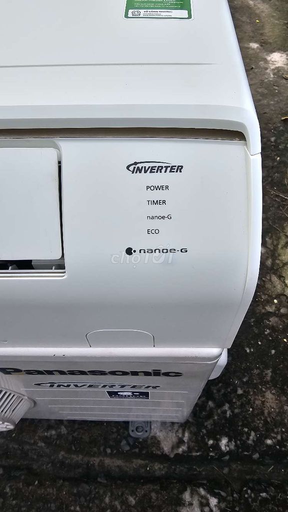 Panasonic inverter 1,5hp có nanoe-G lọc bụi mịn