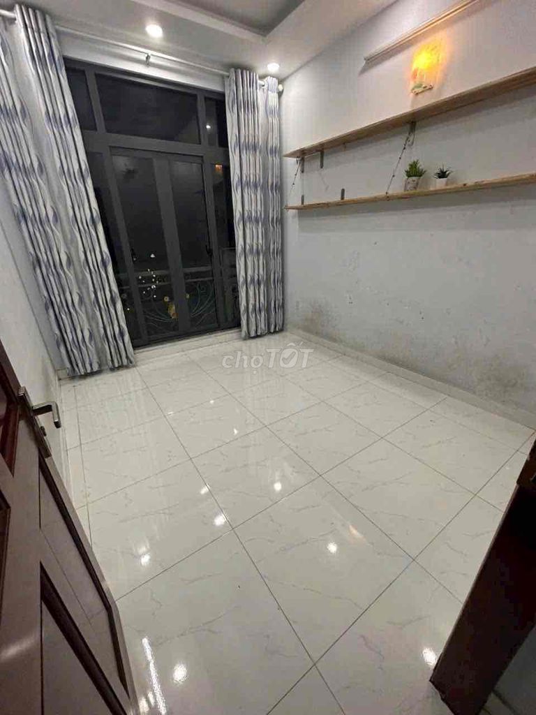 nhà hẻm ba gác 49m2  4PN Nơ trang long Bình Thạnh