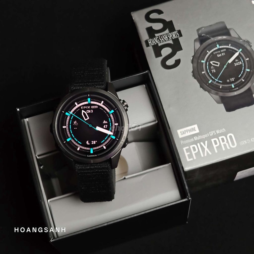 Garmin Epix Pro 42mm Sapphire Titan FPT BH 07/2026. Mua bán Thiết bị đeo thông minh tại Quận 11 Tp Hồ Chí Minh được đăng bởi HOÀNG SANH hình 1