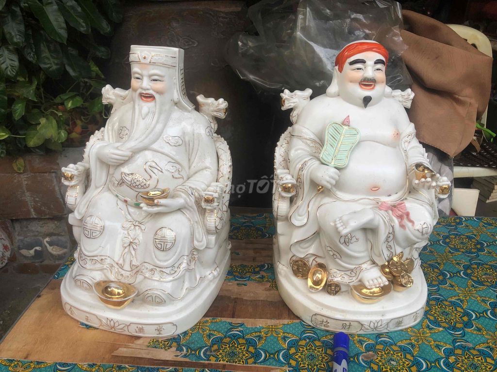 Tượng phong thủy Sứ men trắng 36.5cm. Mua bán Đồ sưu tầm, đồ cổ tại Quận 3 Tp Hồ Chí Minh được đăng bởi HoVaTen  Nghèo mua gì đt XinCamOn hình 1