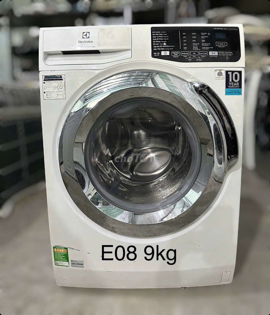 Máy giặt Electrolux 9kg đẹp chuẩn rin bdvh