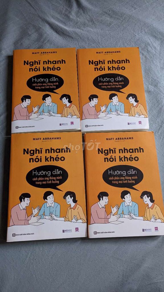 sách Nghĩ Nhanh Nói Khéo. Mua bán Sách tại Huyện Hóc Môn Tp Hồ Chí Minh được đăng bởi Cam  hình 1