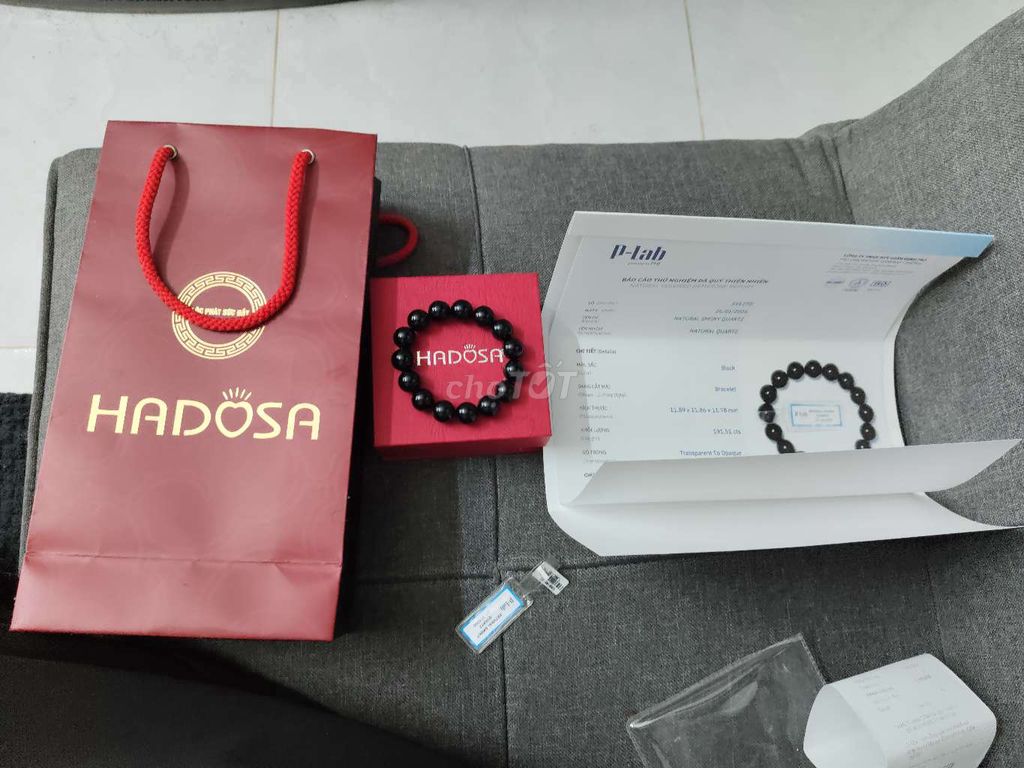 Vòng tay HADOSA Đá thạch anh Đen 12mm. Mua bán Đồ sưu tầm, đồ cổ tại Huyện Bình Chánh Tp Hồ Chí Minh được đăng bởi tỷ phát hình 1
